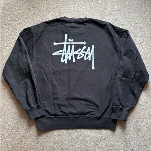 Stussy Stock Logo Crewneck Sweatshirt